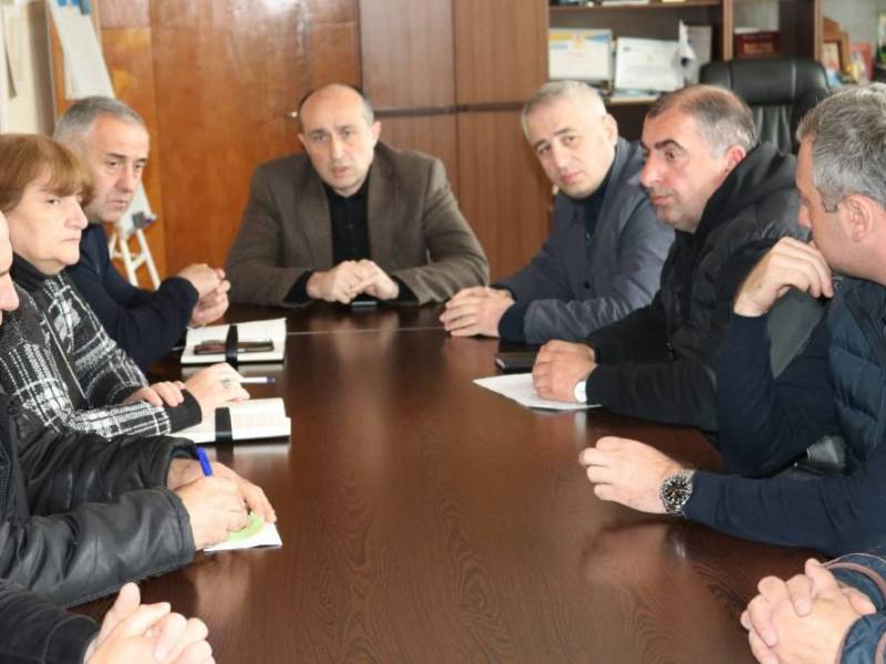 ცაგერის მუნიციპალიტეტის მერიაში სამუშაო შეხვედრა შედგა